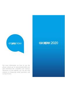 Alcatel 2020 manual. Tablet Instructions.