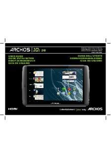 Archos 101 G9 manual. Tablet Instructions.