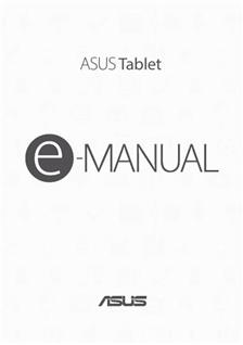 Asus Zenpad 10 (Z300C) manual. Tablet Instructions.