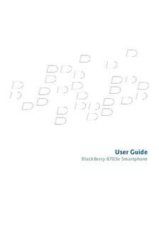 Blackberry 8703e manual. Tablet Instructions.
