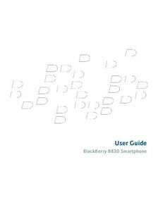 Blackberry 8830 manual. Tablet Instructions.