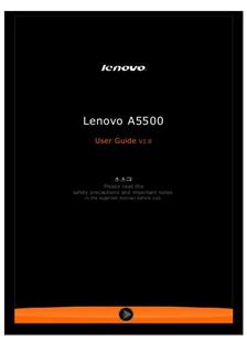 Lenovo A8-50 manual. Tablet Instructions.