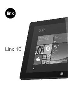 Linx 10 manual. Tablet Instructions.