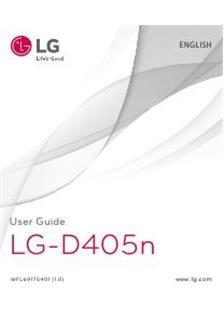 LG D405n manual. Tablet Instructions.