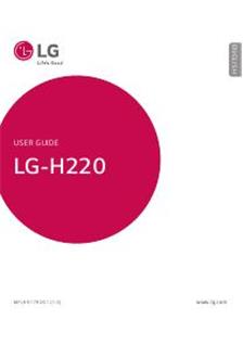 LG H220 manual. Tablet Instructions.