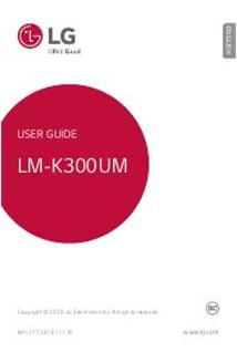 LG LM K300UM manual. Tablet Instructions.