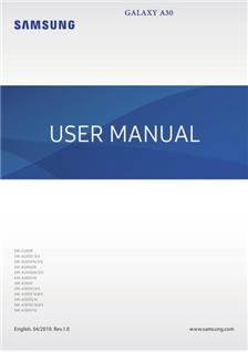 Samsung Galaxy A30 manual. Tablet Instructions.