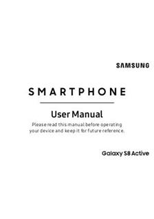 Samsung Galaxy S8 Active manual. Tablet Instructions.