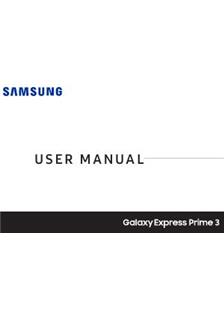 Samsung Galaxy Express Prime 3 manual. Tablet Instructions.