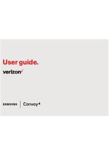 Samsung Convoy 4 manual. Tablet Instructions.