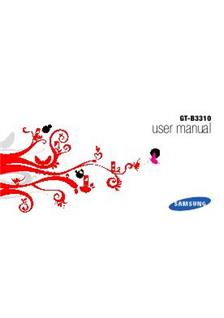 Samsung GT-B3310 manual. Tablet Instructions.