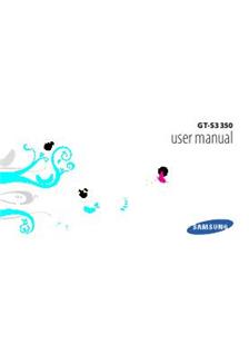 Samsung GTS 3350 manual. Tablet Instructions.