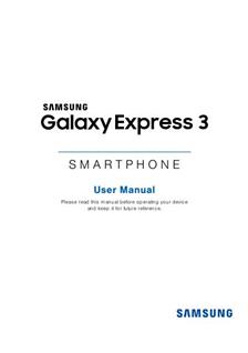 Samsung Galaxy Express 3 manual. Tablet Instructions.