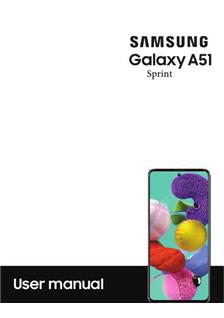 Samsung Galaxy A51 sprint manual. Tablet Instructions.