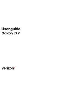 Samsung Galaxy J3 V manual. Tablet Instructions.