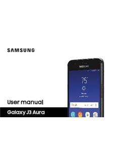 Samsung Galaxy J3 Aura manual. Tablet Instructions.