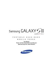 Samsung Galaxy S2 manual. Tablet Instructions.