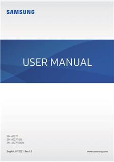 Samsung Galaxy A12 manual. Tablet Instructions.