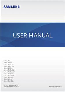 Samsung Galaxy A14 4G manual. Tablet Instructions.