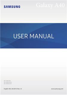 Samsung Galaxy A40 manual. Tablet Instructions.