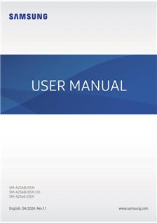 Samsung Galaxy A25 5G manual. Tablet Instructions.