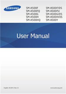 Samsung Galaxy A5 (2015) manual. Tablet Instructions.