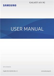 Samsung Galaxy A51 5G manual. Tablet Instructions.