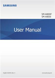 Samsung Galaxy A8 (2016) manual. Tablet Instructions.