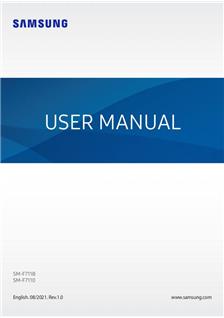 Samsung Galaxy Z Flip 3 5G manual. Tablet Instructions.