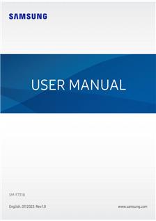 Samsung Galaxy Flip 5 manual. Tablet Instructions.