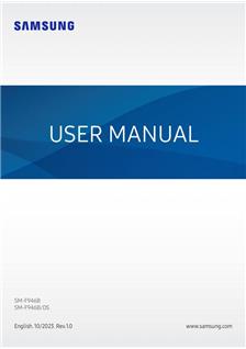 Samsung Galaxy Z Fold 5 manual. Tablet Instructions.