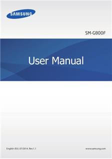 Samsung Galaxy S5 Mini manual. Tablet Instructions.