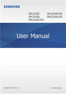 Samsung Galaxy J2 Pro manual. Tablet Instructions.