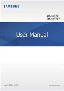 Samsung Galaxy Note 7 manual. Tablet Instructions.