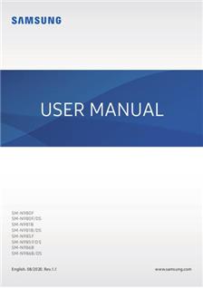 Samsung Galaxy Note 20 manual. Tablet Instructions.