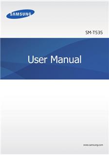 Samsung Galaxy Tab 4 10.1 LTE manual. Tablet Instructions.