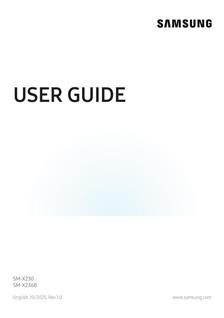 Samsung Galaxy Tab A11 Plus manual. Tablet Instructions.