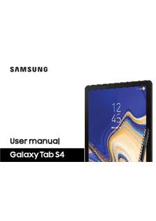 Samsung Galaxy Tab S4 manual. Tablet Instructions.