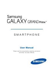 Samsung Galaxy Grand Prime manual. Tablet Instructions.
