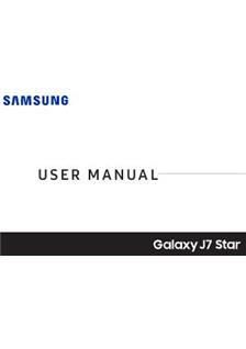 Samsung Galaxy J7 Star manual. Tablet Instructions.