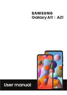 Samsung Galaxy A21 manual. Tablet Instructions.